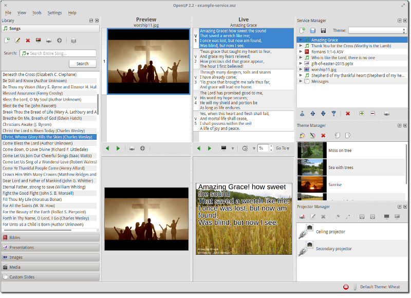 open source worship presentation software